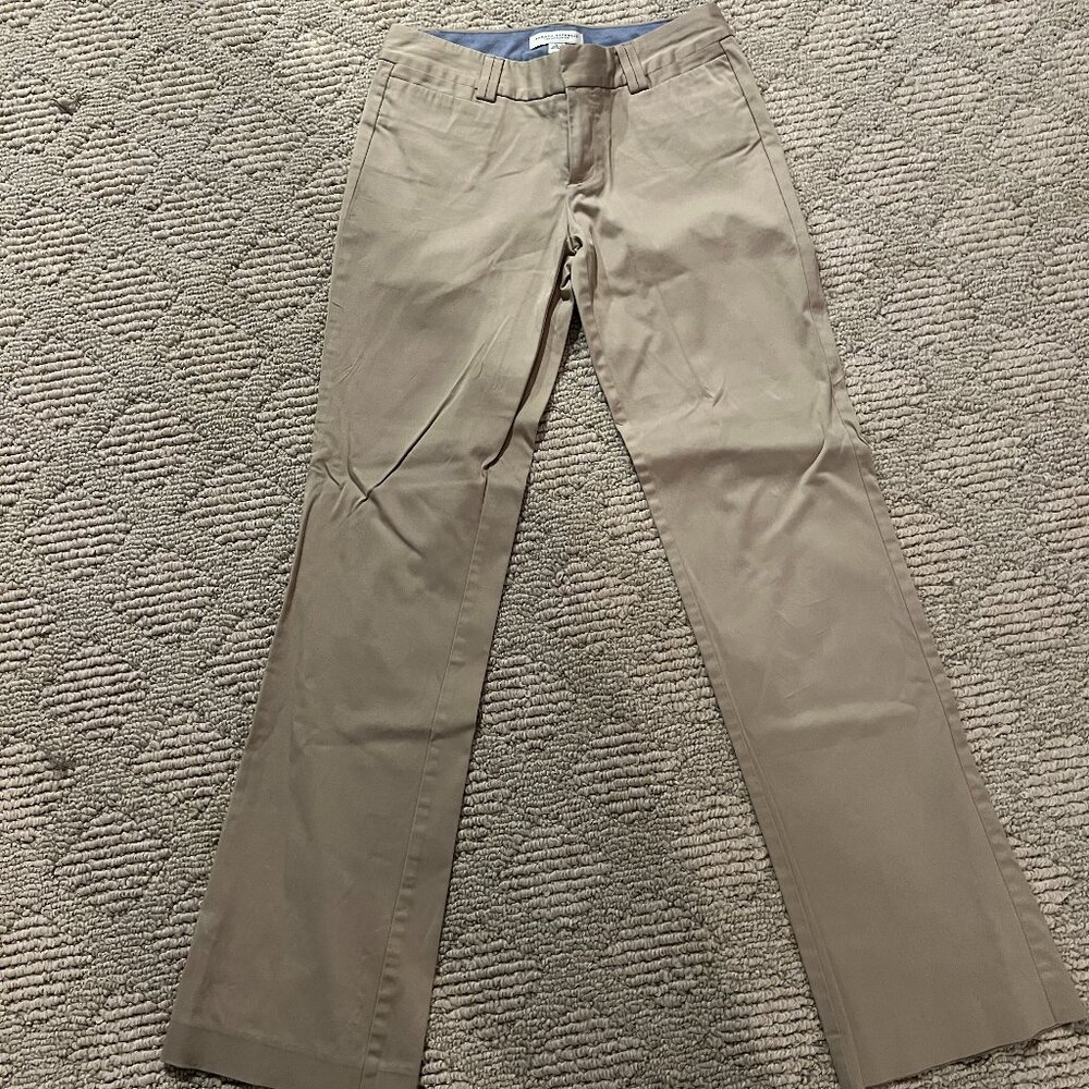 Banana Republic Khaki Dress Pants Size 0 Bell Bottom